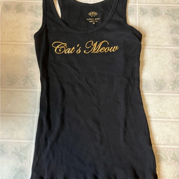 Victoria's Secret Other - Victoria's Secret ribbed sleep Tank cat's meow